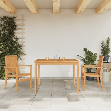Ensemble à manger de jardin 3 pcs Bois de teck massif 569738569738