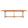 Table à dîner de jardin 280x90x75 cm Bois d'acacia massif 569747569747