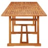Table à dîner de jardin 280x90x75 cm Bois d'acacia massif 569747569747