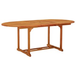 Table de jardin 200x100x75 cm Bois d'eucalyptus solide 569751569751
