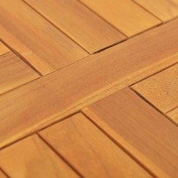 Dessus de table Bois de teck solide Rond 2,5 cm 50 cm 569752569752