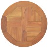 Dessus de table Bois de teck solide Rond 2,5 cm 40 cm 569753569753