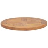 Dessus de table Bois de teck solide Rond 2,5 cm 40 cm 569753569753