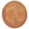Dessus de table Bois de teck solide Rond 2,5 cm 40 cm 569753569753