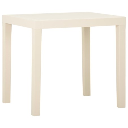 Table de jardin Blanc 79x65x72 cm Plastique 569758569758