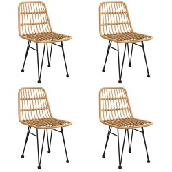 Ensemble à manger de jardin 5pcs Résine tressée 569761569761