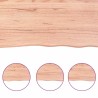 Comptoir de salle de bain marron 140x30x(2-4) cm bois traité 569774569774