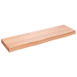 Comptoir de salle de bain marron 100x30x(2-6) cm bois traité 569775569775