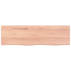 Comptoir de salle de bain marron 100x30x(2-6) cm bois traité 569775569775