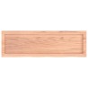 Comptoir de salle de bain marron 100x30x(2-6) cm bois traité 569775569775