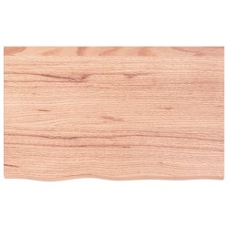 Comptoir de salle de bain marron 80x50x(2-4) cm bois traité 569776569776