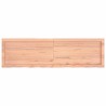 Comptoir de salle de bain marron 140x40x(2-4) cm bois traité 569777569777
