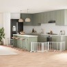 Barrière pour chien porte pliable 12 panneaux bois de peuplier 569782569782