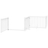 Barrière pour chien porte pliable 12 panneaux bois de peuplier 569782569782