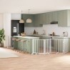 Barrière pour chien porte pliable 10 panneaux bois de peuplier 569783569783