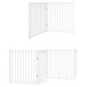 Barrière pour chien porte pliable 10 panneaux bois de peuplier 569783569783