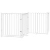 Barrière pour chien porte pliable 10 panneaux bois de peuplier 569783569783
