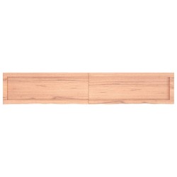 Comptoir de salle de bain marron 160x30x(2-4) cm bois traité 569784569784