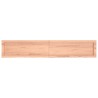 Comptoir de salle de bain marron 160x30x(2-4) cm bois traité 569784569784