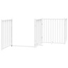 Barrière pour chien porte pliable 12 panneaux bois de peuplier 569791569791