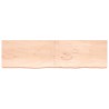 Comptoir de salle de bain 220x60x(2-6)cm bois massif non traité 569807569807