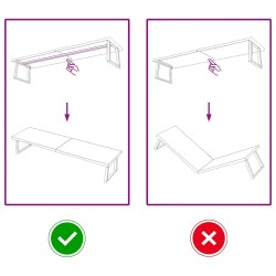 Comptoir de salle de bain 220x60x(2-6)cm bois massif non traité 569807569807