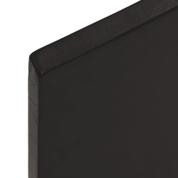 Comptoir de salle de bain marron foncé 40x50x2 cm bois traité 569816569816