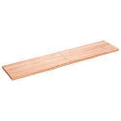 Comptoir de salle de bain marron 180x40x(2-4) cm bois traité 569820569820
