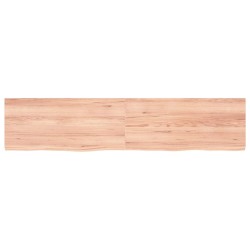 Comptoir de salle de bain marron 180x40x(2-4) cm bois traité 569820569820