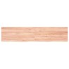 Comptoir de salle de bain marron 180x40x(2-4) cm bois traité 569820569820