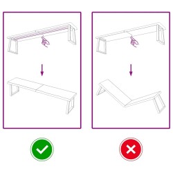 Comptoir de salle de bain marron 180x40x(2-4) cm bois traité 569820569820