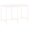 Ensemble de bar de jardin 7 pcs blanc bois de pin massif 569832569832