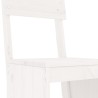 Ensemble de bar de jardin 7 pcs blanc bois de pin massif 569834569834