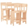 Ensemble de bar de jardin 5 pcs bois de pin massif 569835569835