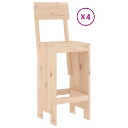 Ensemble de bar de jardin 5 pcs bois de pin massif 569835569835