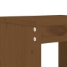 Ensemble de bar de jardin 7 pcs marron miel bois de pin massif 569853569853