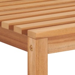 Ensemble à manger de jardin 3 pcs Bois de teck massif 569876569876