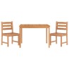 Ensemble à manger de jardin 3 pcs Bois de teck massif 569878569878