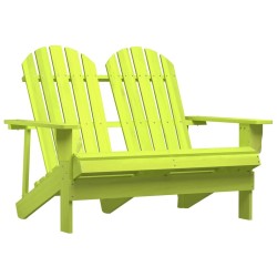 Chaise de jardin Adirondack 2 places bois de sapin massif vert 569889569889