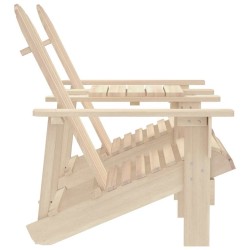 Chaises de jardin Adirondack avec table bois de sapin solide 569890569890