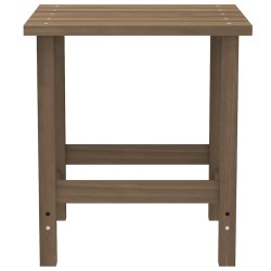 Chaise de jardin Adirondack avec table Bois de sapin Marron 569894569894