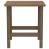 Chaise de jardin Adirondack avec table Bois de sapin Marron 569894569894