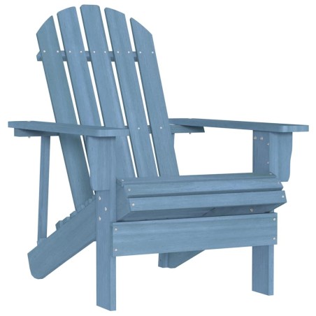 Chaise de jardin Adirondack bois de sapin massif bleu 569899569899