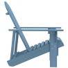Chaise de jardin Adirondack bois de sapin massif bleu 569899569899