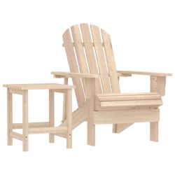 Chaise de jardin Adirondack avec table Bois de sapin massif 569905569905