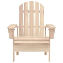 Chaise de jardin Adirondack avec table Bois de sapin massif 569905569905