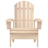 Chaise de jardin Adirondack avec table Bois de sapin massif 569905569905