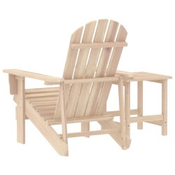 Chaise de jardin Adirondack avec table Bois de sapin massif 569905569905
