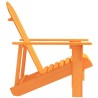 Chaise de jardin Adirondack bois de sapin massif orange 569908569908