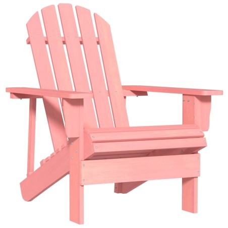 Chaise de jardin Adirondack Bois de sapin massif Rose 569909569909